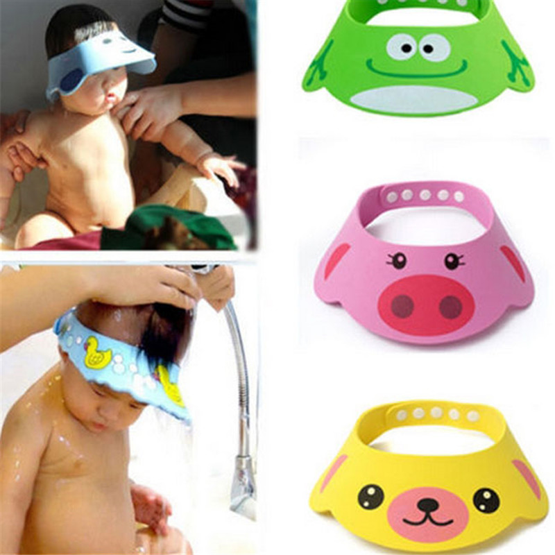 Hair Care For Baby - Chapeau de douche réglable pour bébé,