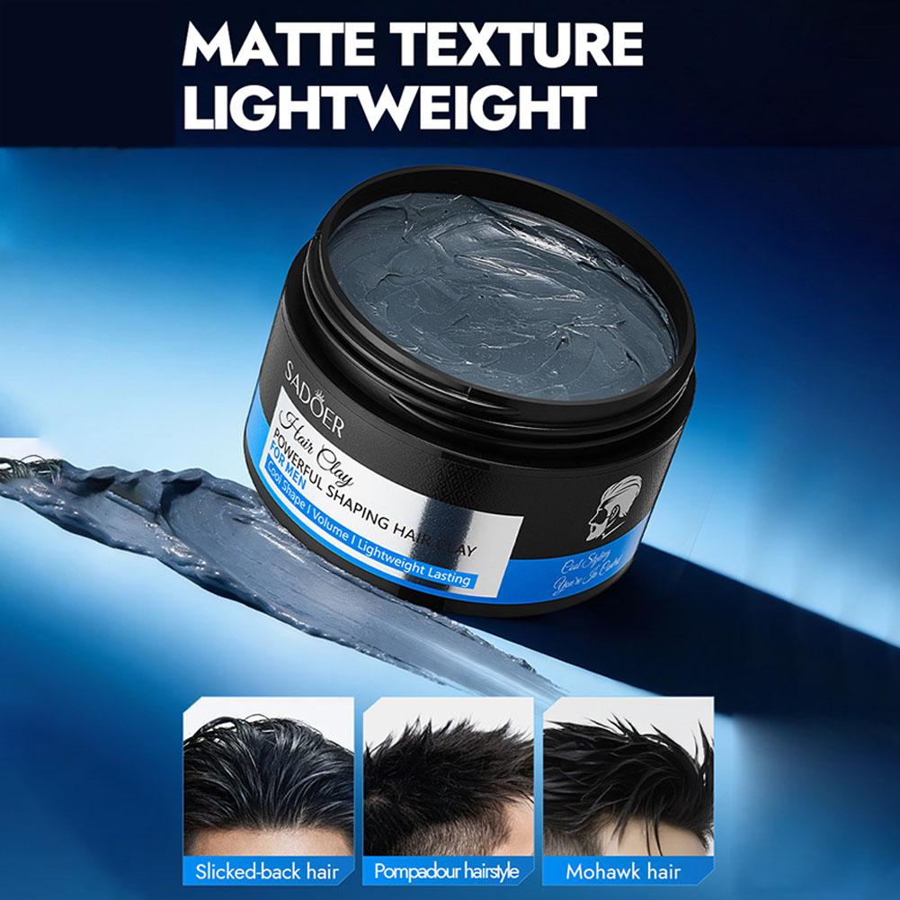 Hair Care For Men - Cire coiffante pour hommes, tenue forte,