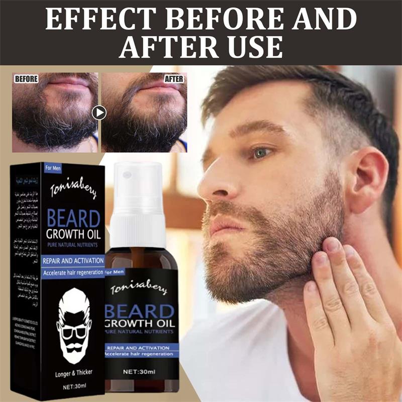 Hair Care Natural - Huile de croissance pour barbe, baume