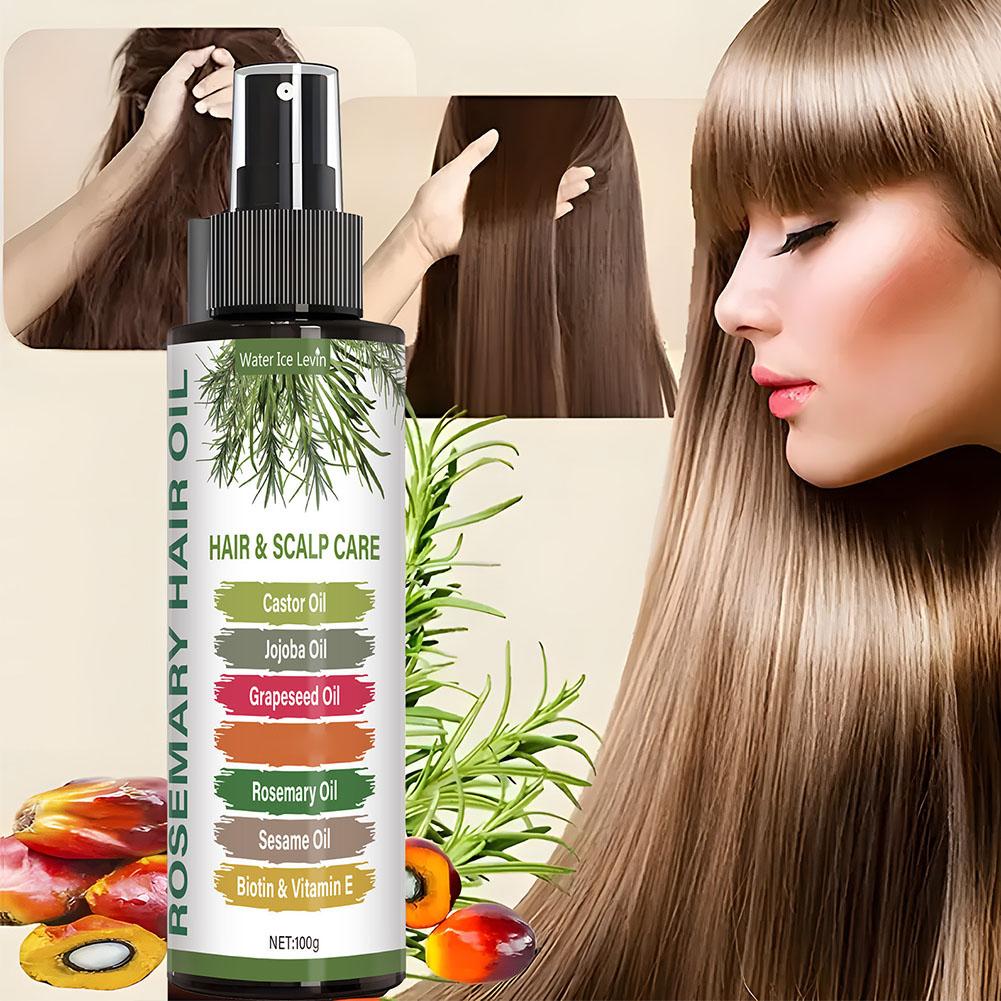 Hair Care For Men - Huile de romarin 100g, soin intensif