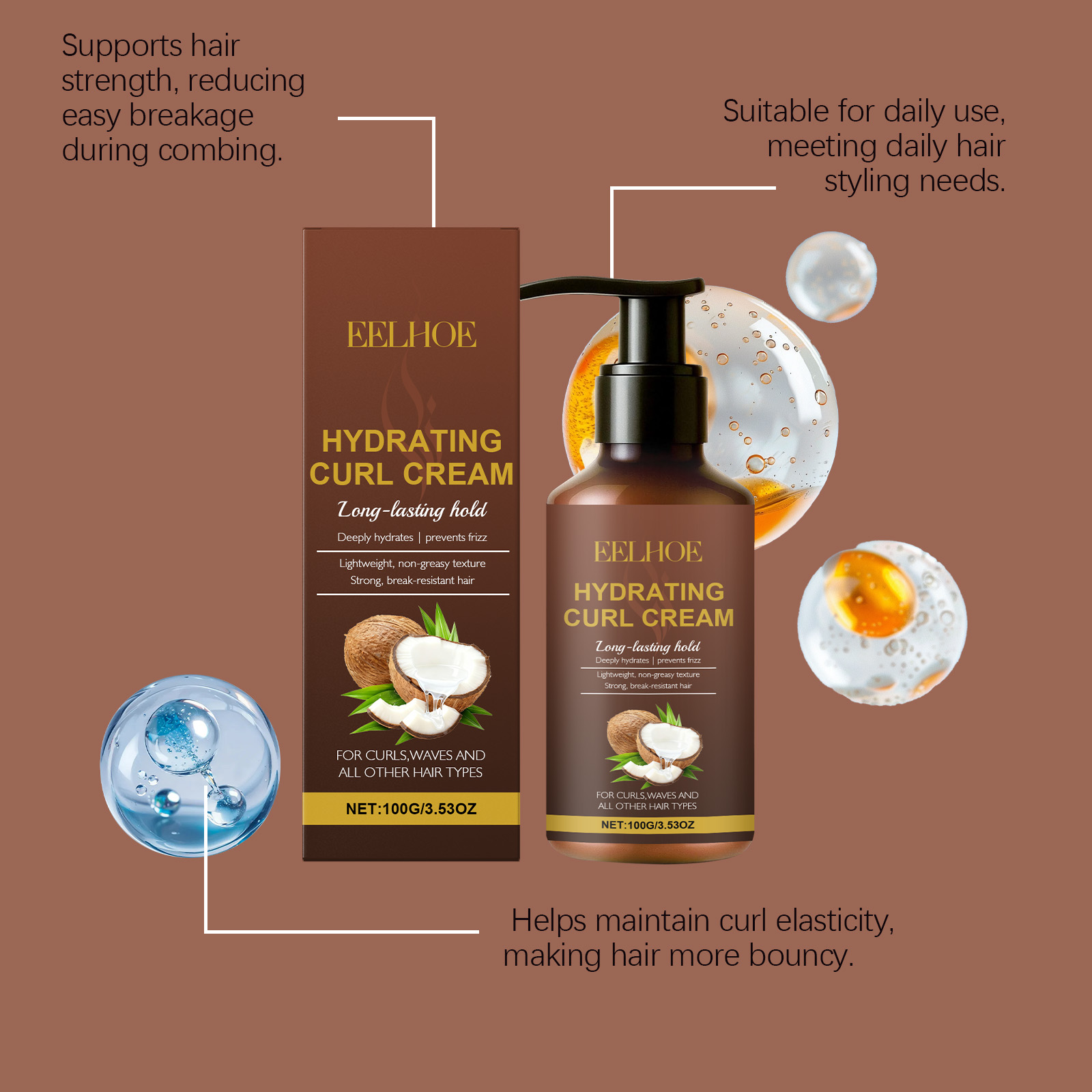 Crème coiffante pour cheveux o - Hair Care Natural avis et prix