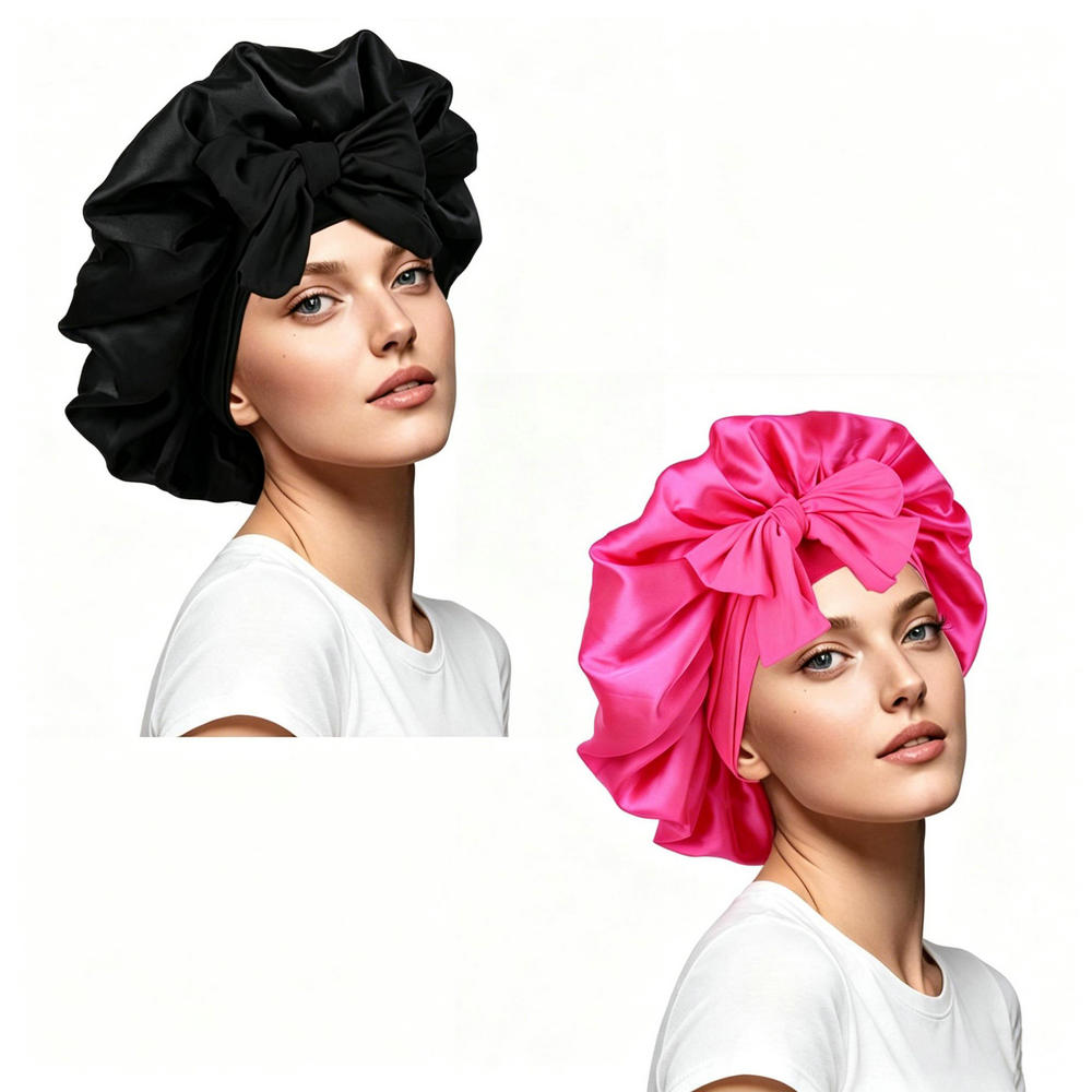 2 Bonnets en Satin pour Femmes - Satin Hair Bonnet avis et prix