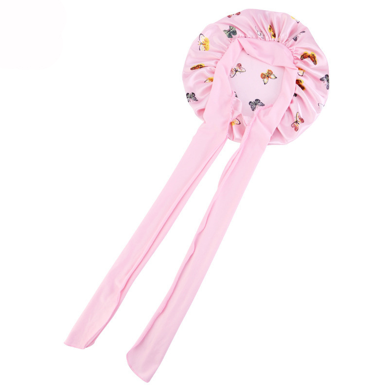 Nouveau bonnet en satin imprim - Satin Hair Bonnet avis et prix
