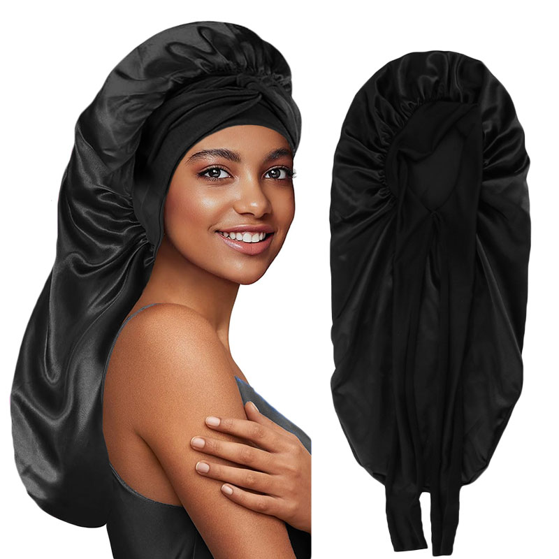 Bonnet tressé à nœud papillon  - Satin Hair Bonnet avis et prix