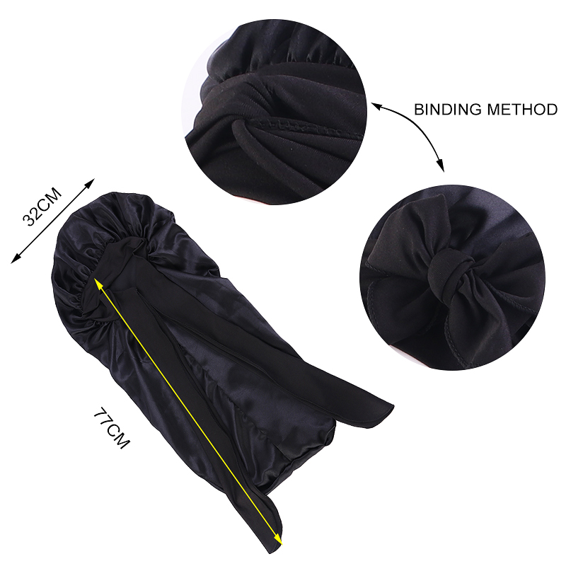 Bonnet tressé à nœud papillon  - Satin Hair Bonnet avis et prix