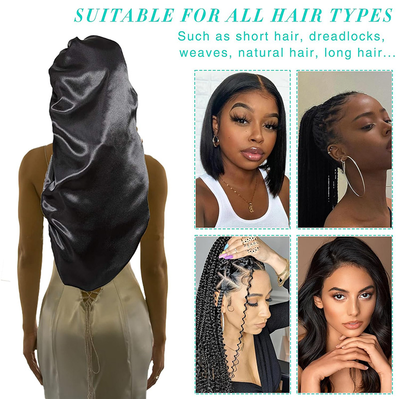 Bonnet tressé à nœud papillon  - Satin Hair Bonnet avis et prix