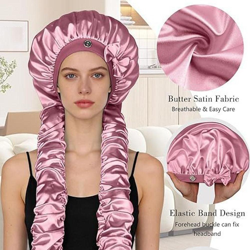 Bonnet de nuit en satin pour b - Satin Hair Bonnet avis et prix