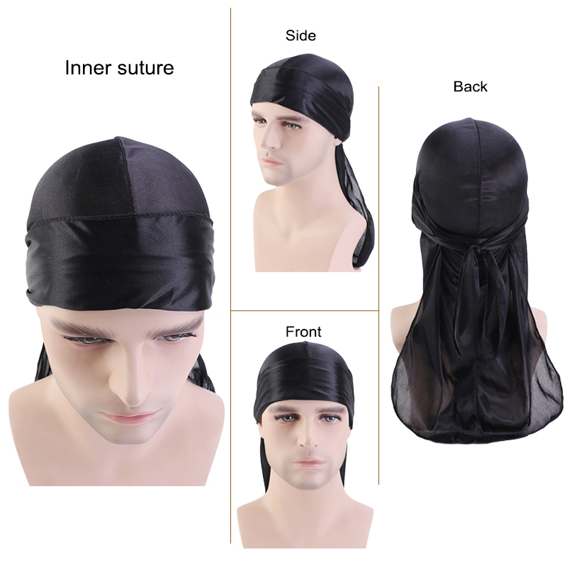 3 pièces/lot Long Durag soie S - Satin Hair Bonnet avis et prix