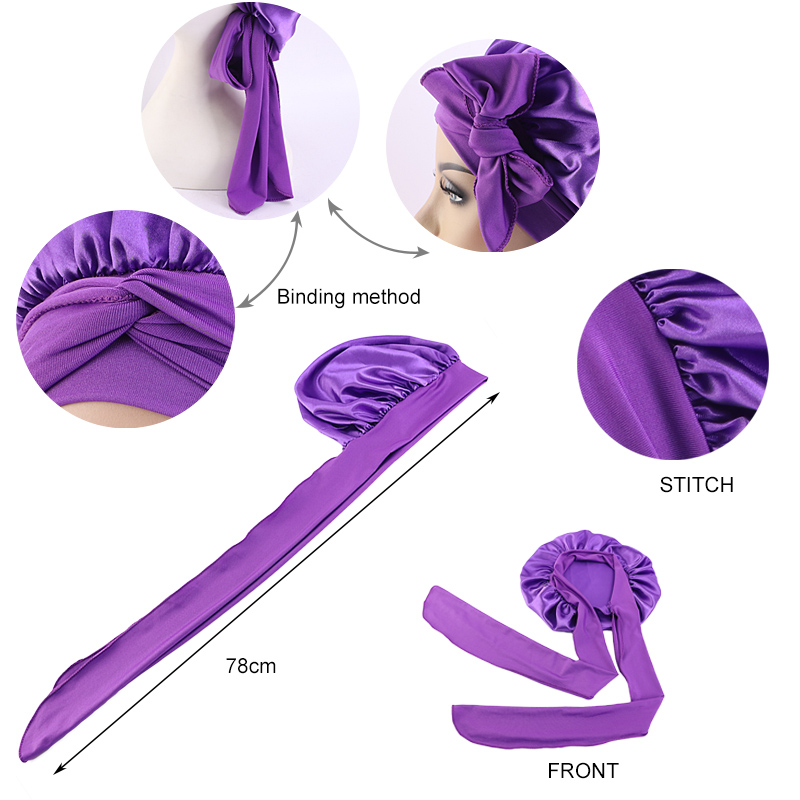 Nouveau Bonnet de couchage en  - Satin Hair Bonnet avis et prix