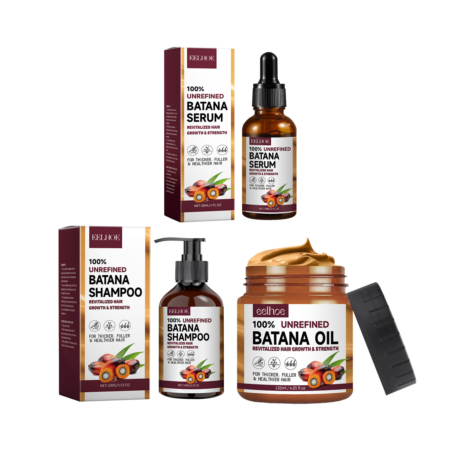 EELHOE huile de Batana naturel - Hair Care Natural avis et prix