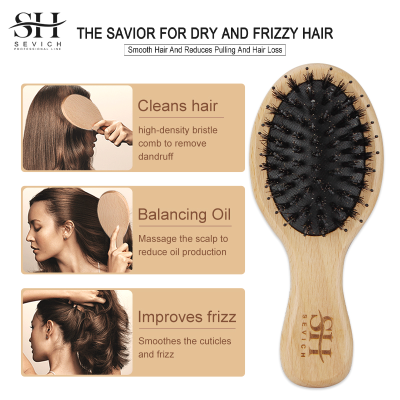 Peigne moelleux en poils de sa - Hair Care Natural avis et prix