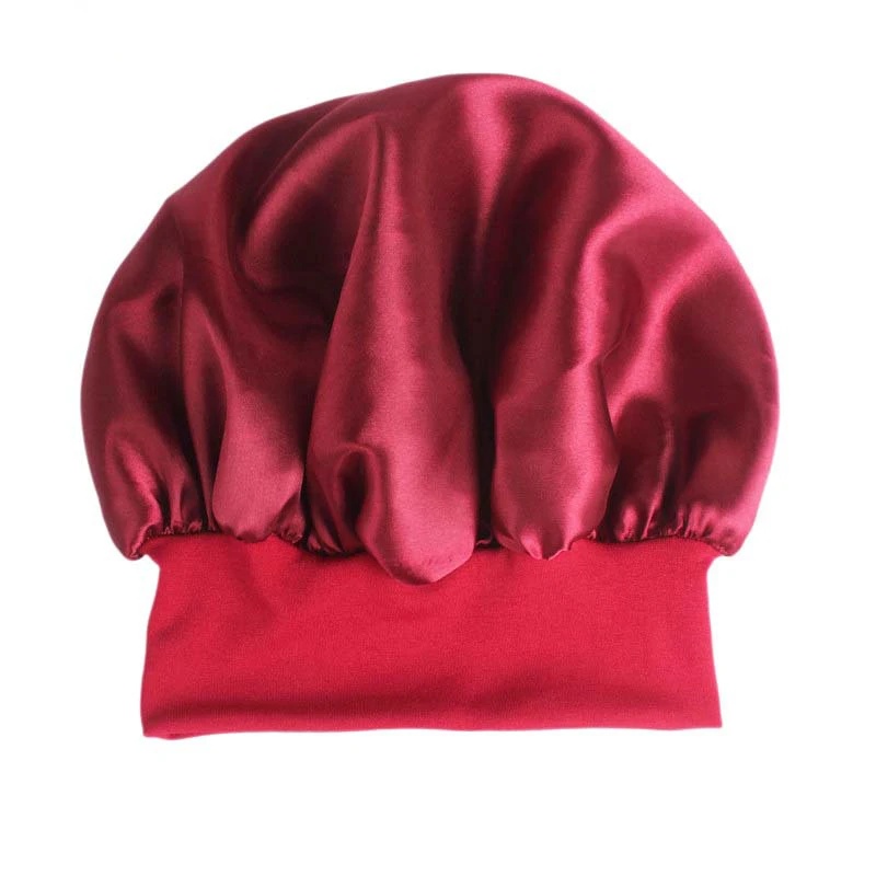 Bonnet de nuit en satin uni po - Satin Hair Bonnet avis et prix
