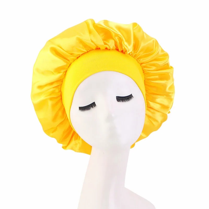 Bonnet de nuit en satin uni po - Satin Hair Bonnet avis et prix