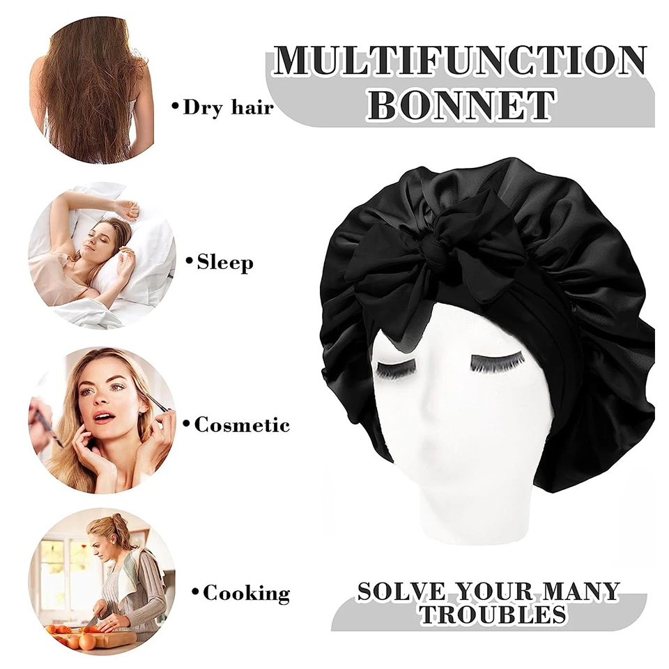 Chapeau de couchage en Satin s - Satin Hair Bonnet avis et prix