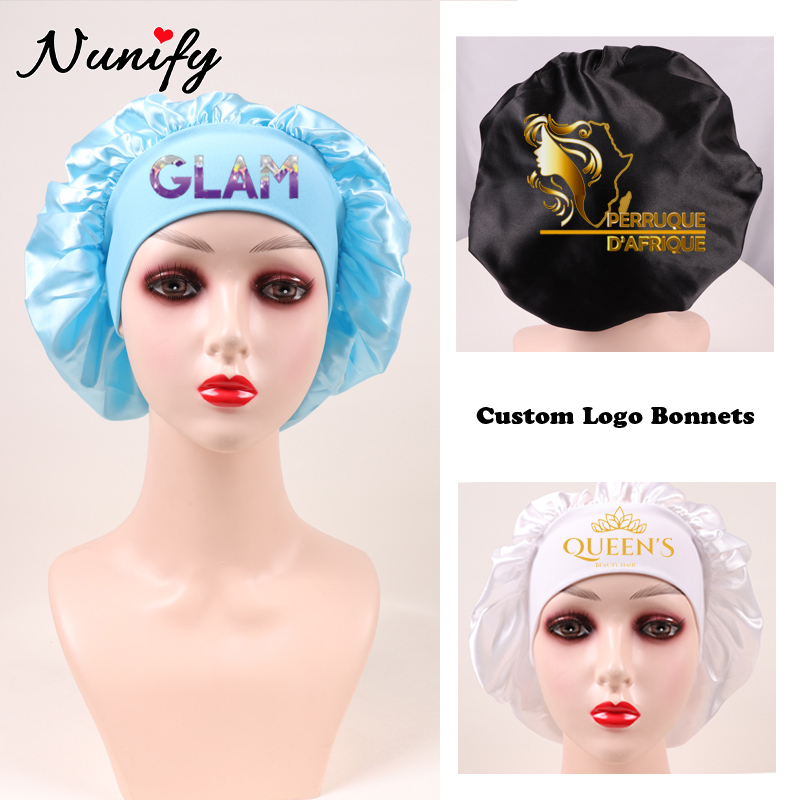 Lot de 10 bonnets en satin per - Satin Hair Bonnet avis et prix