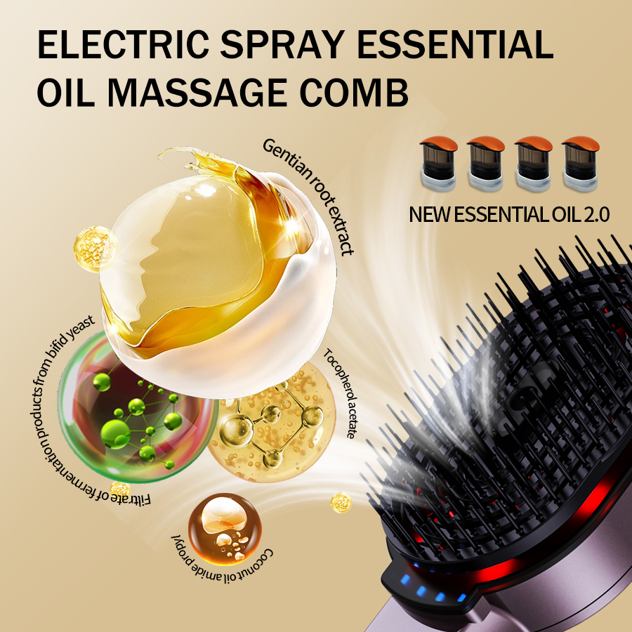 Peigne de Énergie 4 en 1, Huil - Hair Care Essential avis et prix