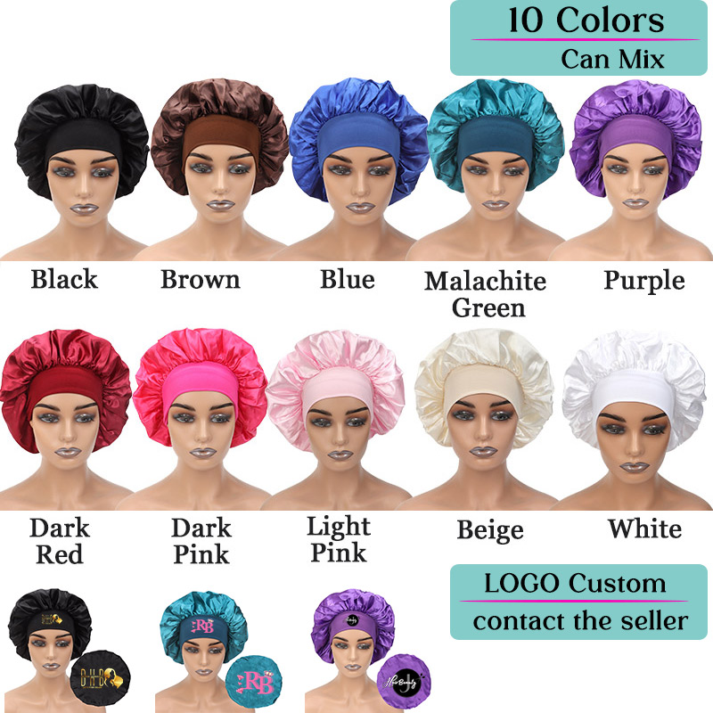 Bonnets en satin de soie avec  - Satin Hair Bonnet avis et prix